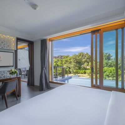 海景精緻特大床泳池套房 蘭珂悦椿度假村優惠