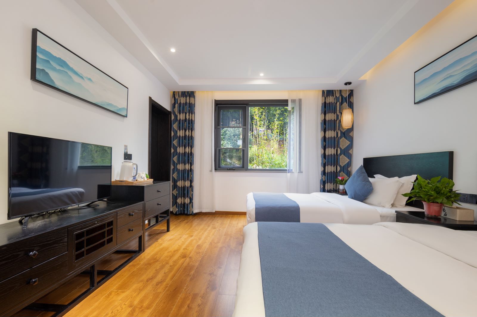 竹深·靜雅雙床房（智能馬桶+TOTO衞浴）