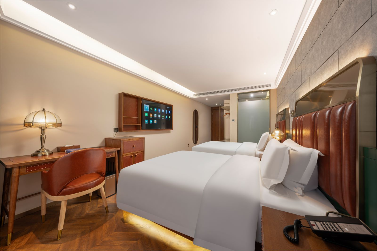 啡凡双床房（投屏）