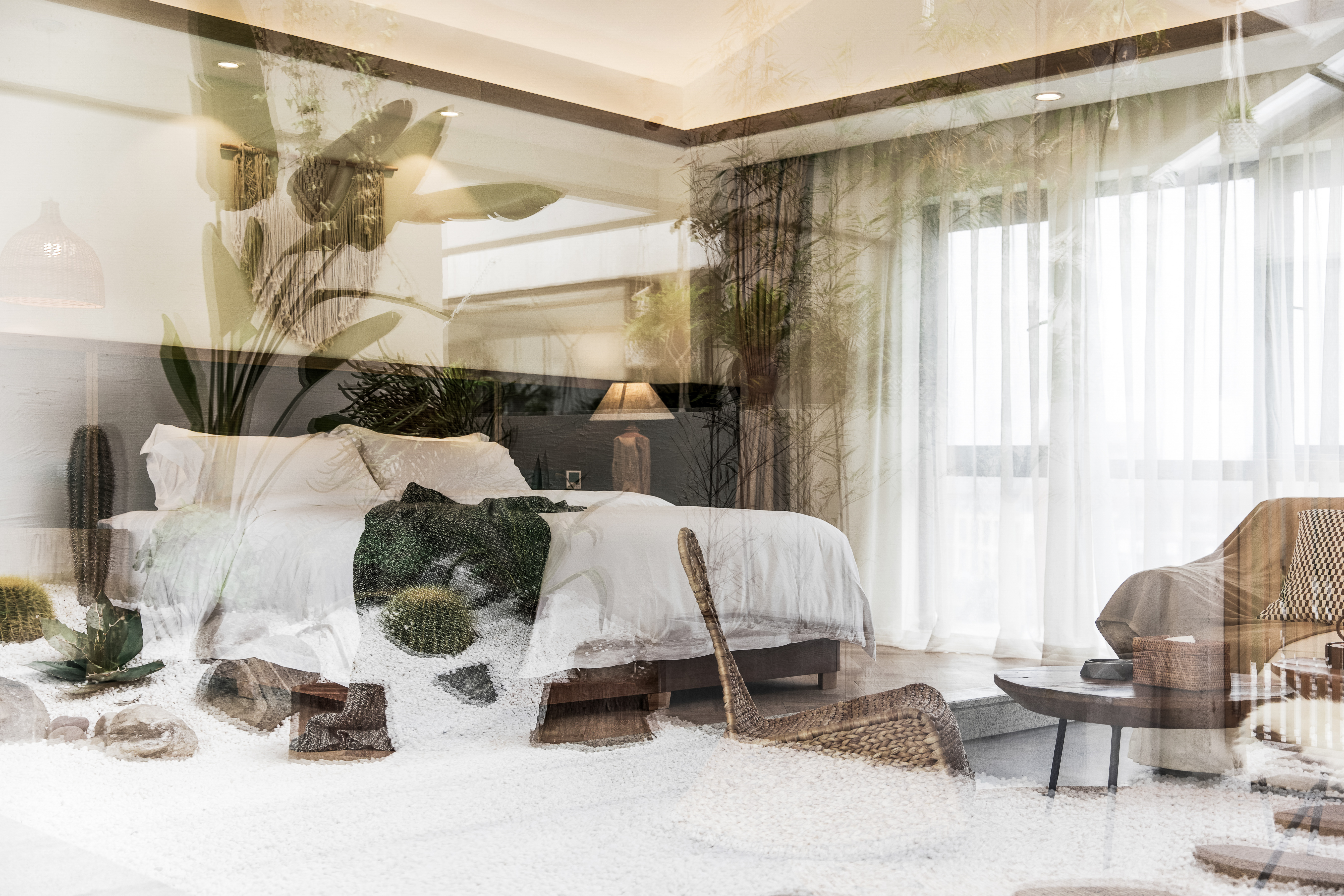 花园泡池大床房