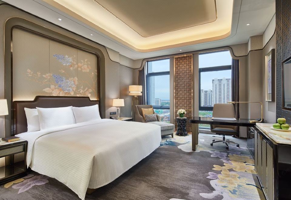 Wanda Vista HarbinDeluxe Hollywood Double Bed Room (Bathroom Wet-Dry Separation + Featured Pillow)