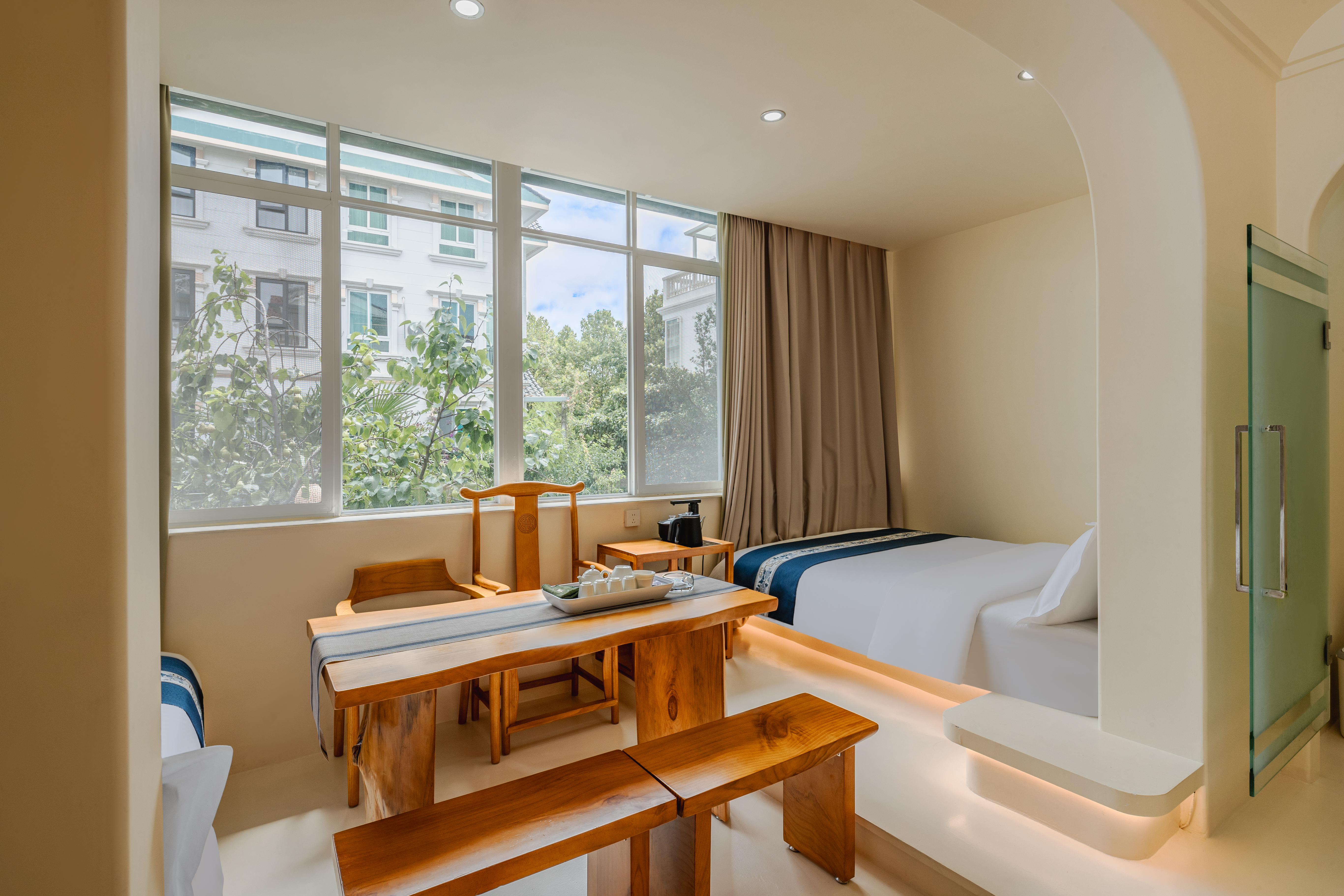 萨米悠韵别墅三床房[100寸1080P投影+智能马桶]