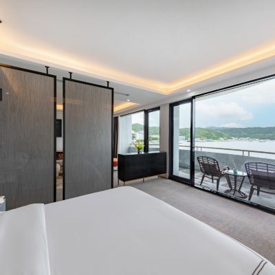 180°無敵一線全海景套房〖超大陽台+落地窗+觀橘子日落〗 深圳安縵四季海景酒店優惠