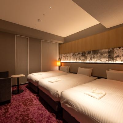 カジュアルトリプルルーム 大人2名用 ホテルフォルツァ京都四条河原町 クーポン