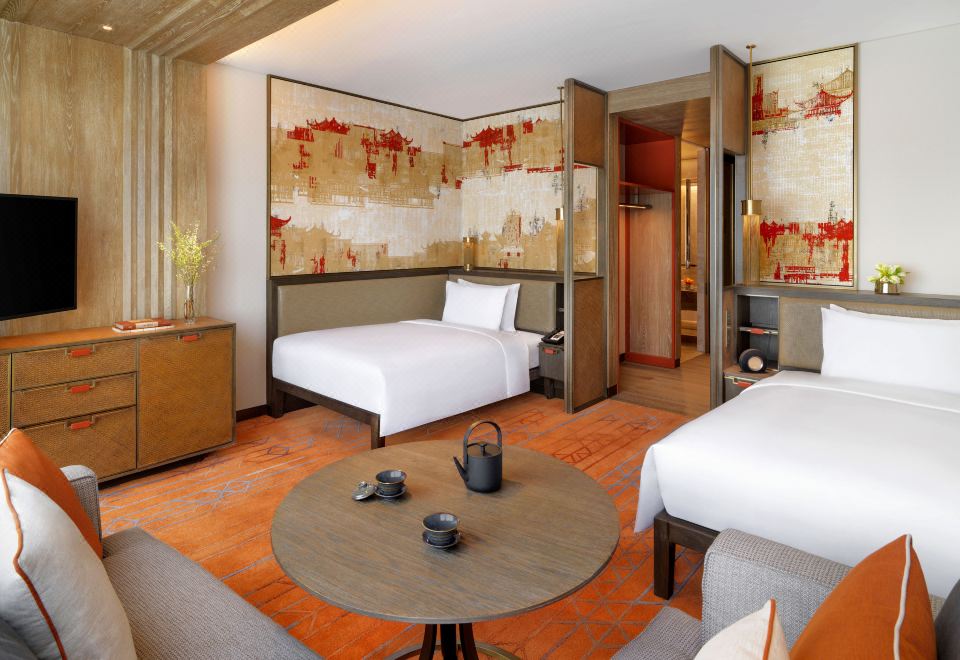 君悅雙臥外聯通套房