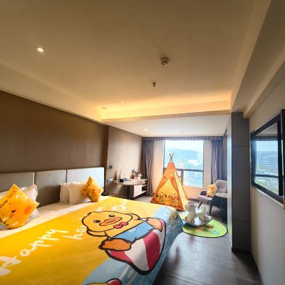 小黃鴨親子房（高樓層+積木小玩具） 漢永·瑞飯店（深圳機場店）優惠