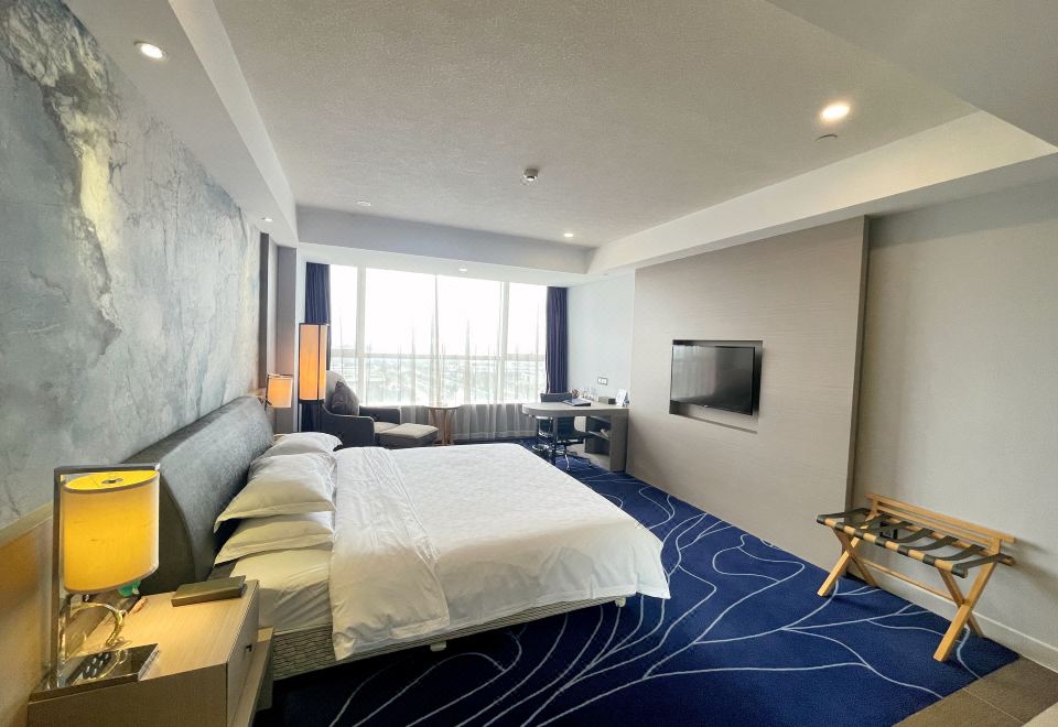 静谧.沉香大床房『客运大楼景观+鹅梨帐中香』