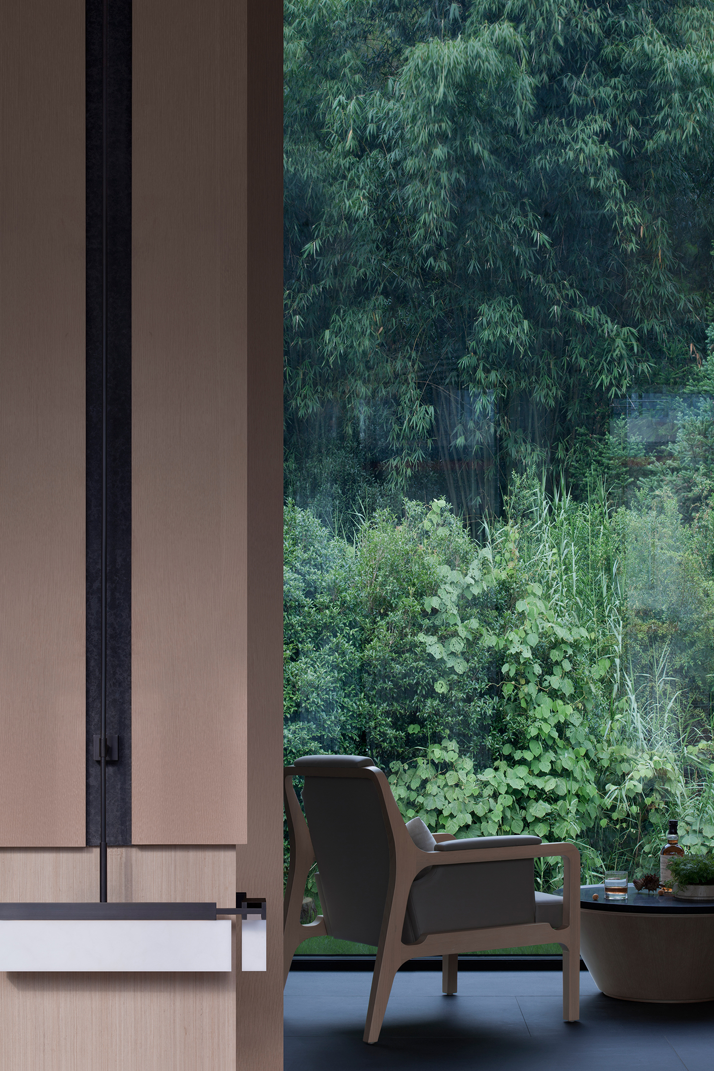 揽月观日阳台大床房-独立观景羣山阳台+梳化床