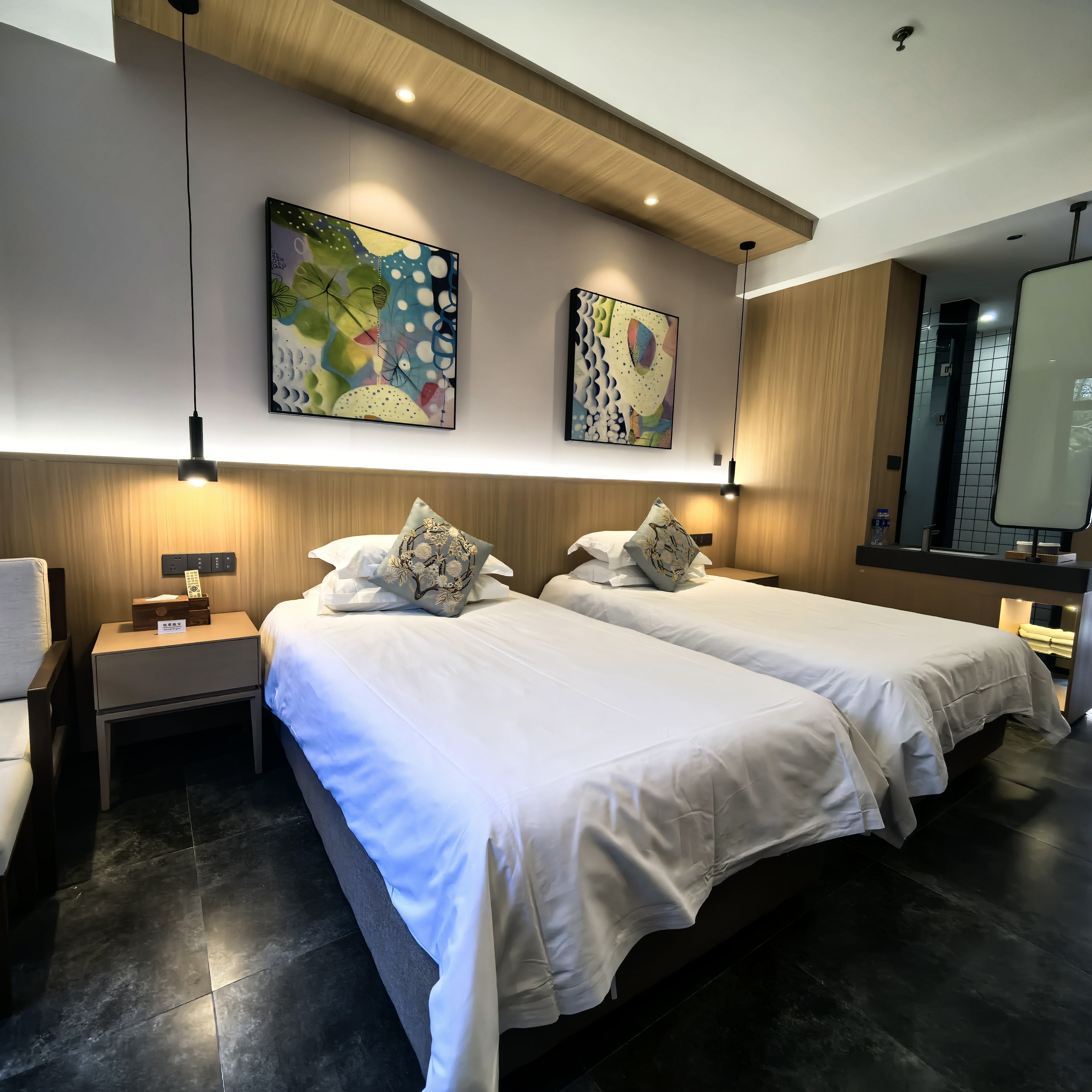 颐居庭院双床房