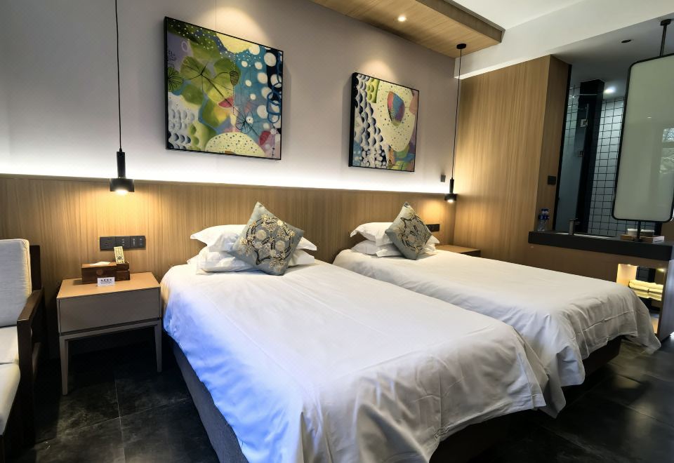 颐居庭院双床房