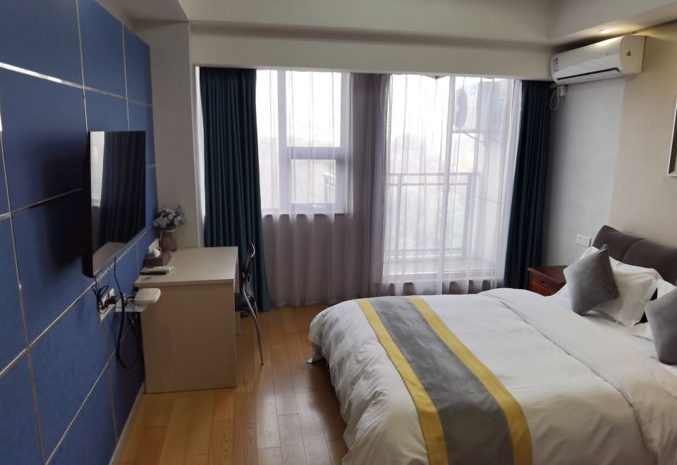 特價大床房【靜謐助眠+溫暖舒適+乾濕分離+落地景】