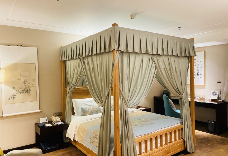 欸乃山水花園古琴主題房（冰箱+古琴+詩意空間）