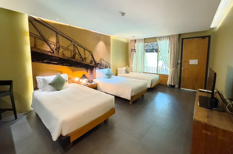 ห้องดีลักซ์สำหรับครอบครัว วิวสวน (24-Hour Use Of Room)