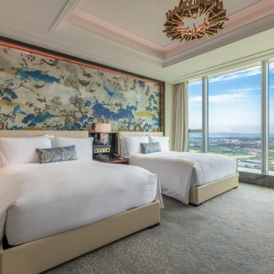 雲端湖景雙床房 成都華爾道夫飯店優惠