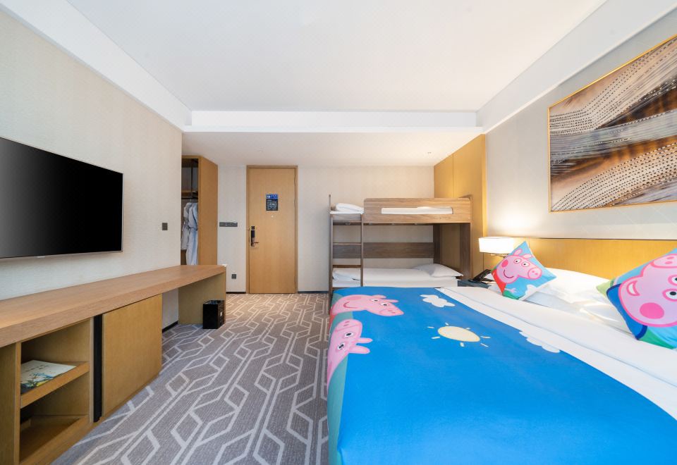 亲子房B（小王子小童洗护+80支贡缎床品+金可儿床垫）