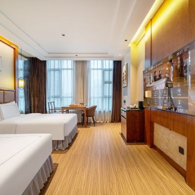 行政雙床房（零壓舒適枕+65寸智能投屏電視） 天港禧悅飯店（寧波鄞州萬達廣場店）優惠