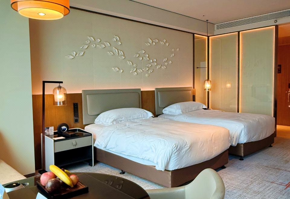 江景双卧连通房