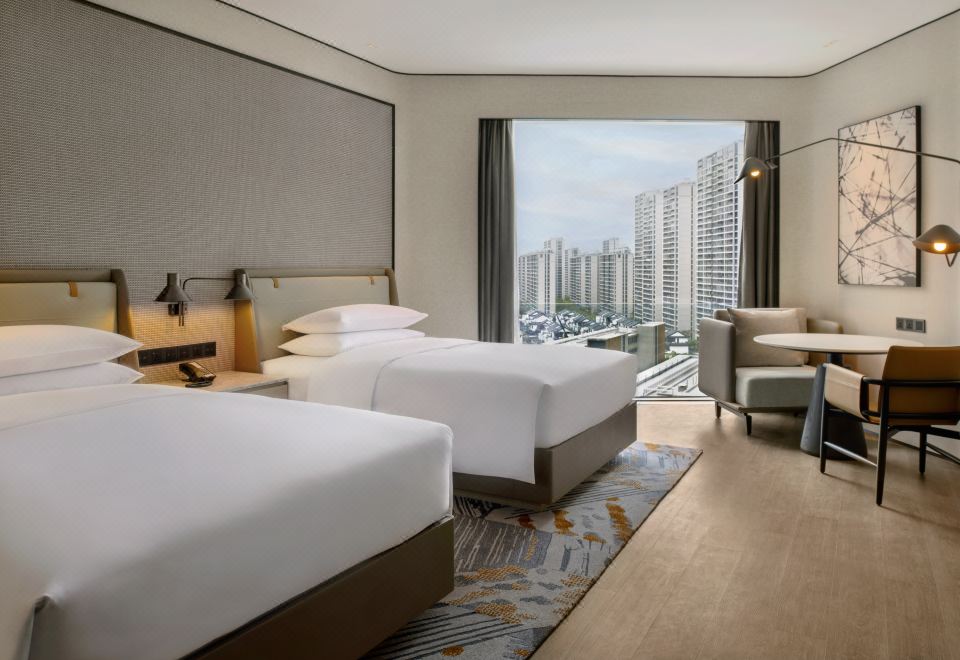 豪華園林城景雙床房