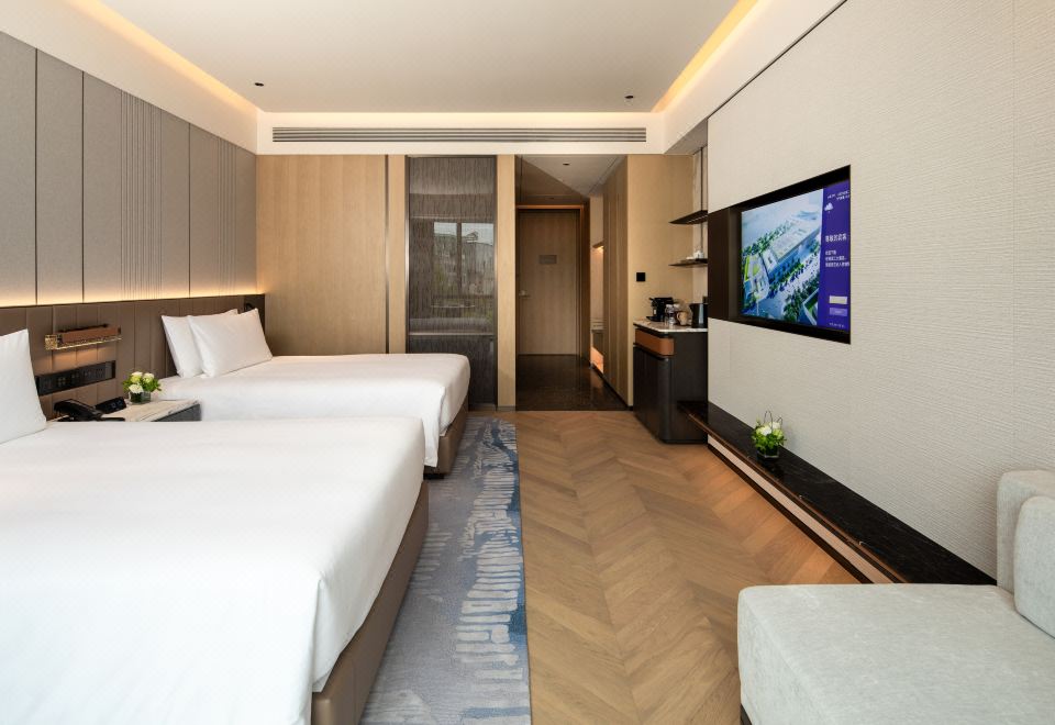 豪華公園景觀雙床房