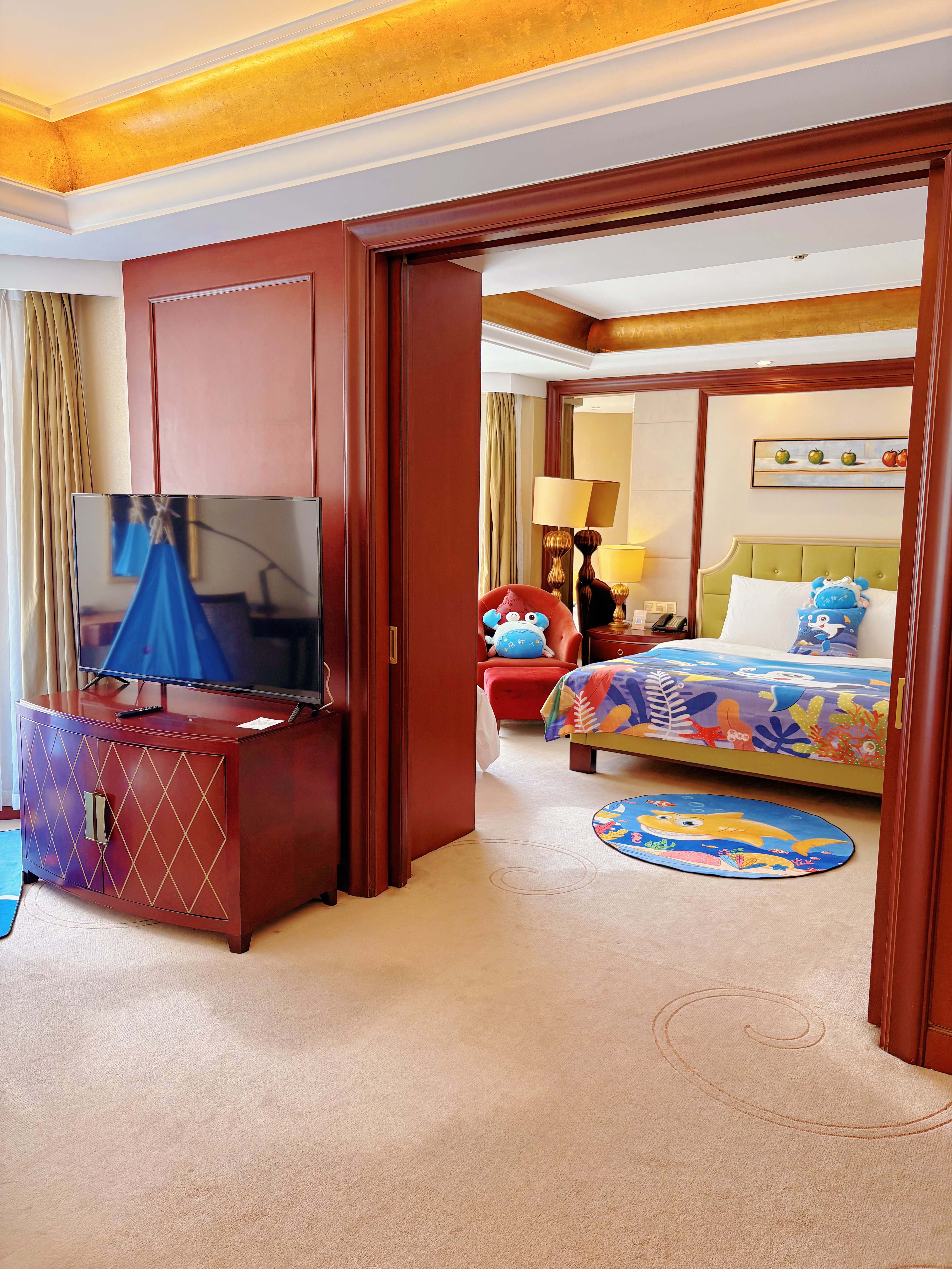 主题亲子三人套房