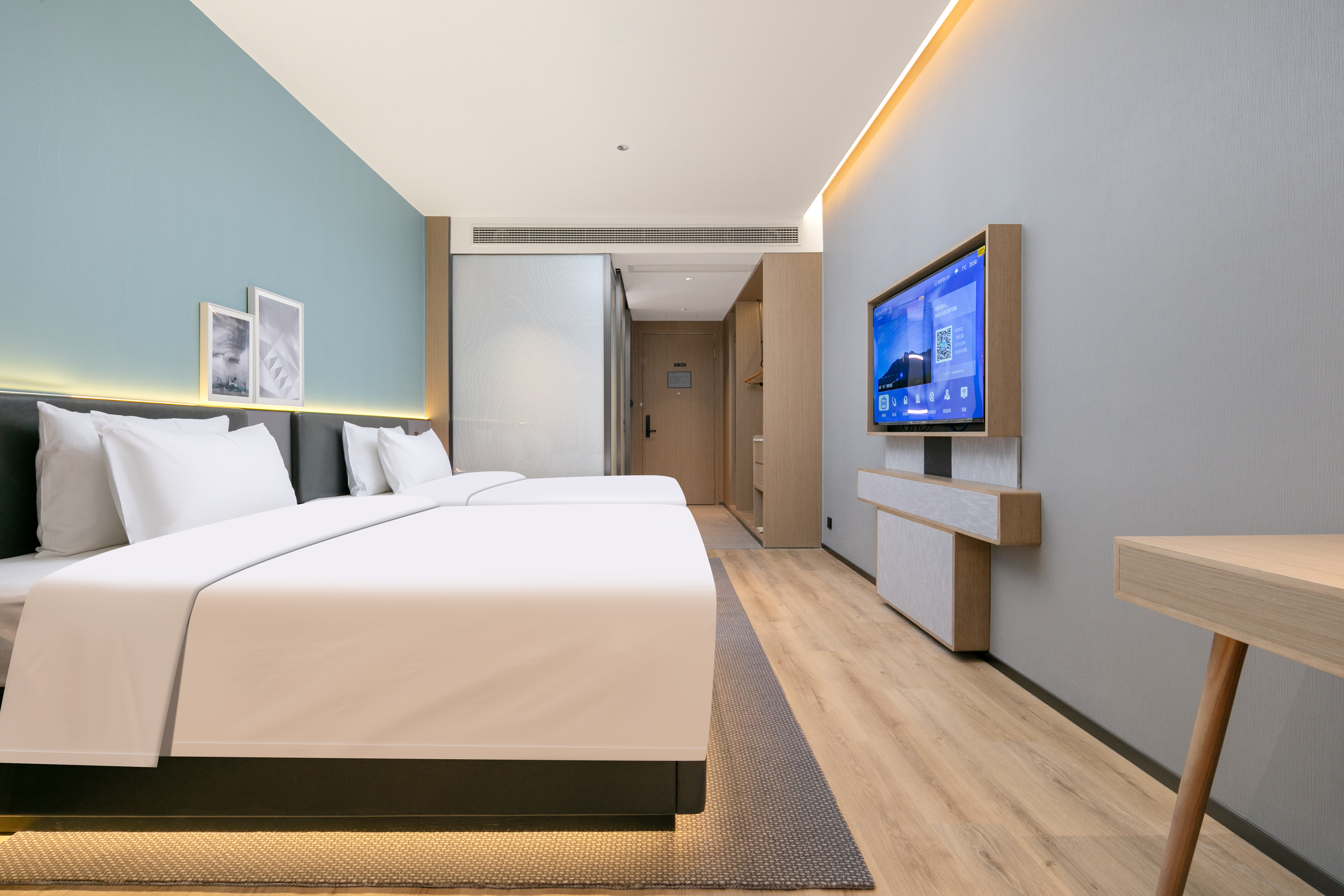 豪华双床房（无忧办公+一缕茶香）