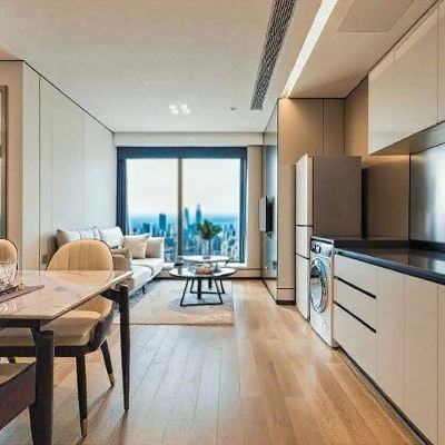 臻選寬景兩室套房（兩室兩廳+洗烘一體機+冰箱） 萬科深南道68號公寓（深圳東門湖貝地鐵站店）優惠