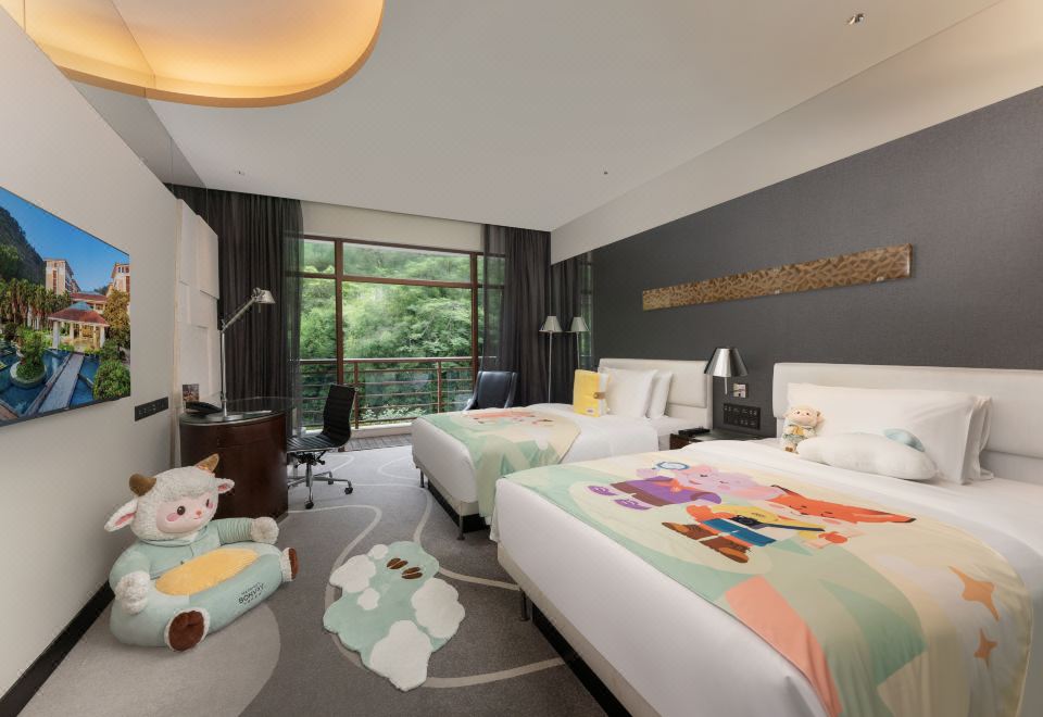 豪友團親子陽臺雙床房