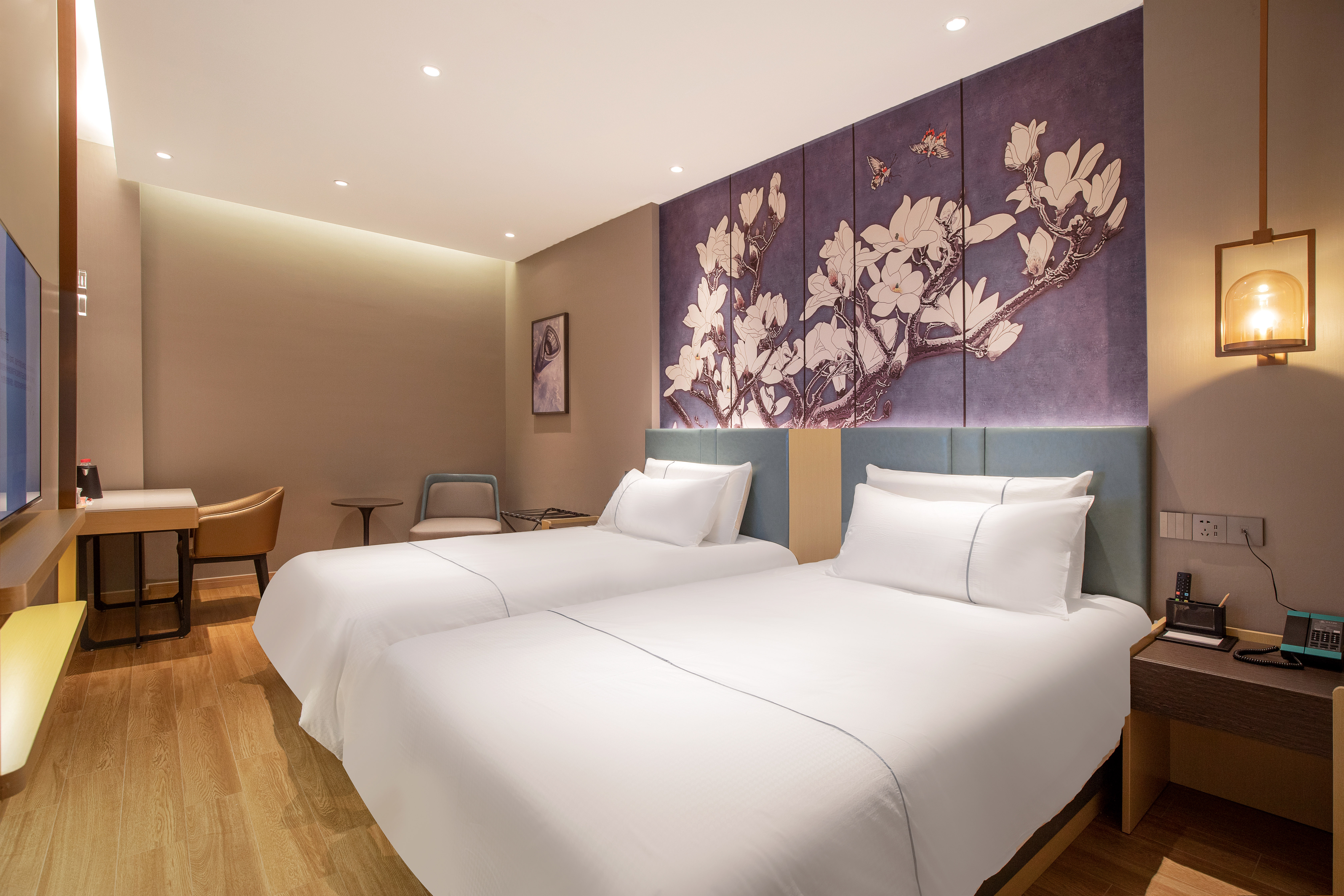 零压静逸双床房【零压床垫+深睡好眠+静谧舒适】