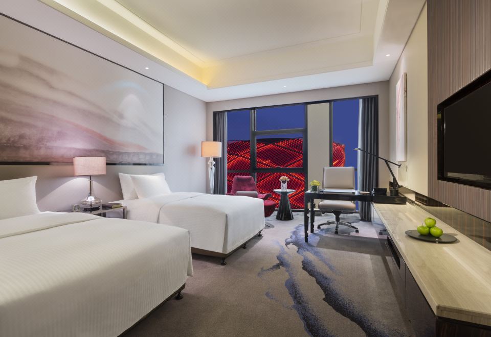 汉秀景观双床房（尽览地标“红灯笼”）