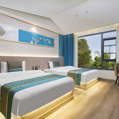 雲行·尊享雙床房（助眠床墊+雅緻庭院+高品質床品） 雲行裡飯店（天府國際機場店）優惠