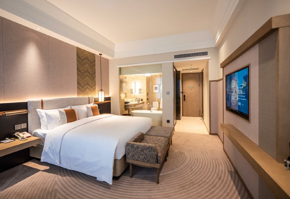 商务楼|商务大床房（电视投屏+护颈枕+德国高端衞浴）