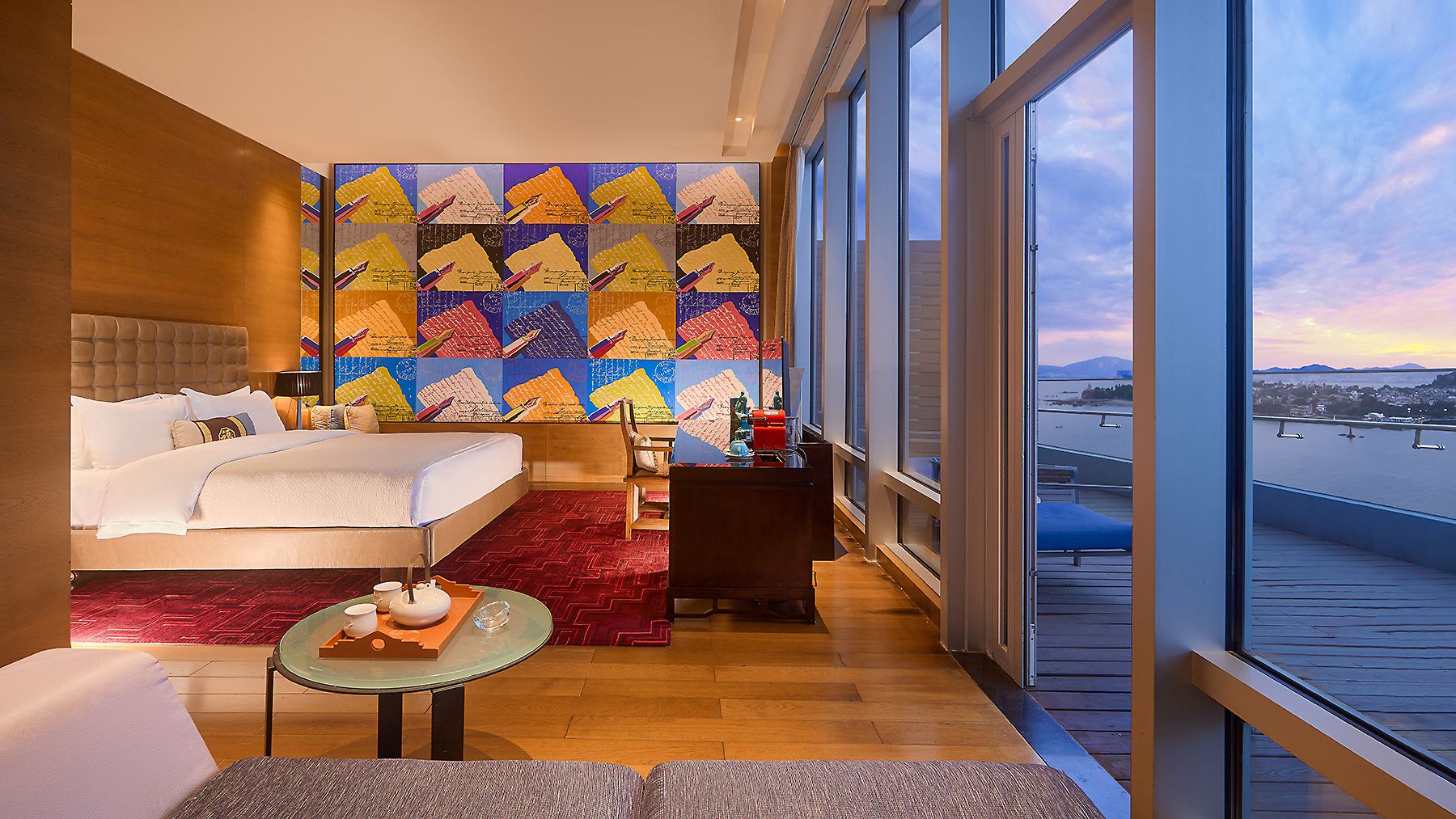 海景明星露台房（面海露台日落）