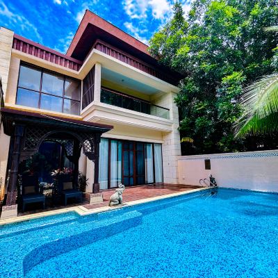 複式雙套房泳池別墅 西雙版納稷澤萬達文華度假酒店優惠