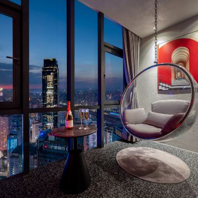 180度重慶你好景觀泡池房 【巨幕投影】 重慶Nova星球飯店優惠