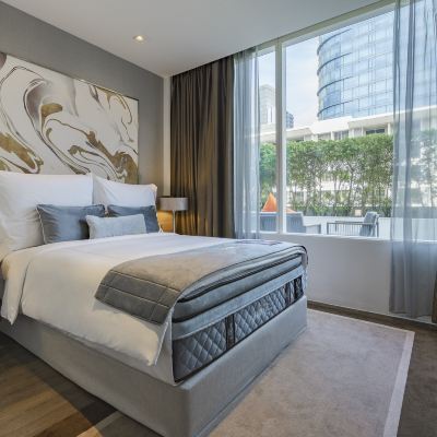 花園景觀兩卧室套房帶露台 曼谷阿凱拉通羅酒店優惠