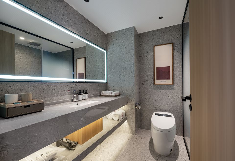 竹溪大床房【智能客控|乾濕分離|智能馬桶|會客茶室】