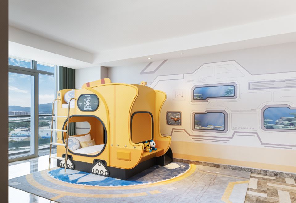 海底小縱隊海景聯通套房