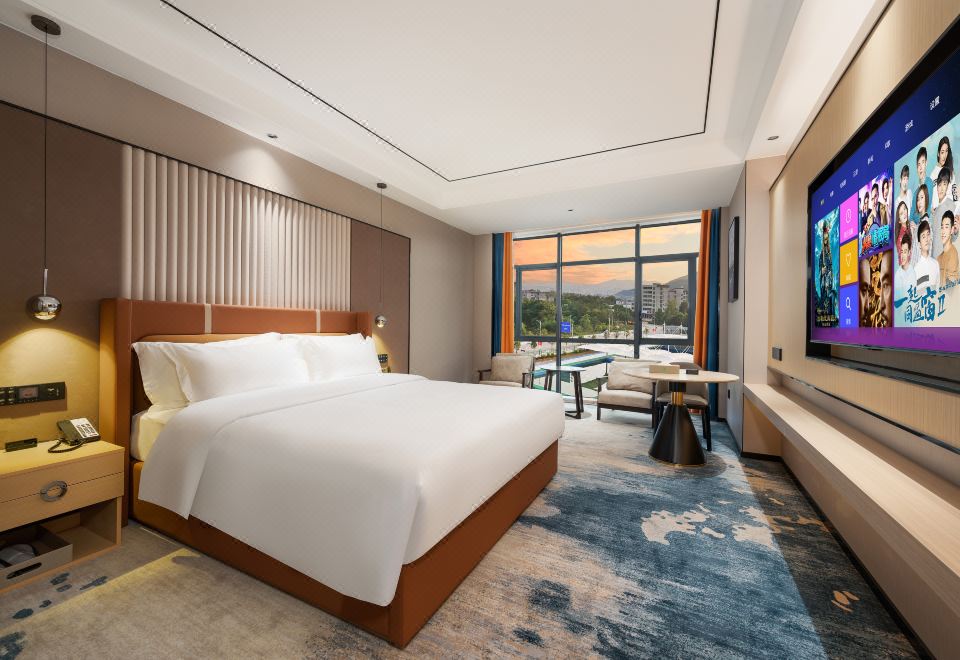 虔享·雅致智能大床房【小度语音+落地窗+贵妃椅】