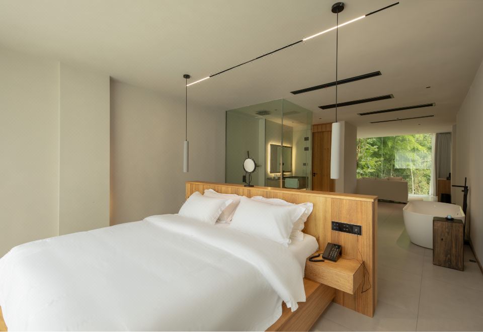 云棲·山景大床房『全屋地暖·悠然賞景丨深泡浴缸』