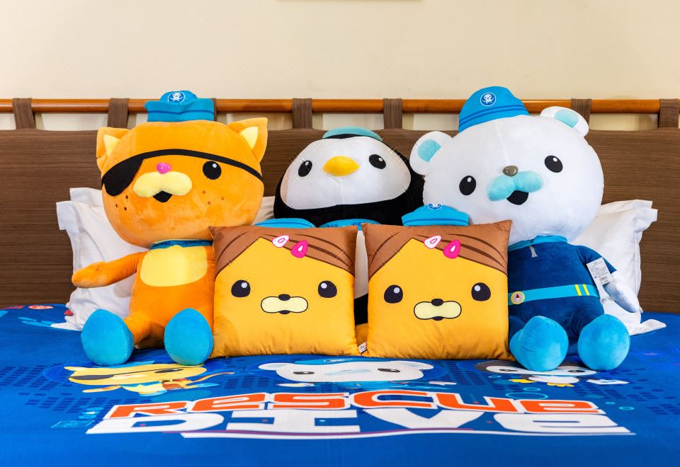Hillview Golf Resort DongguanOctonauts Theme Family Double Bed Room