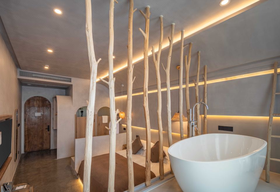 北歐浪漫浴缸房