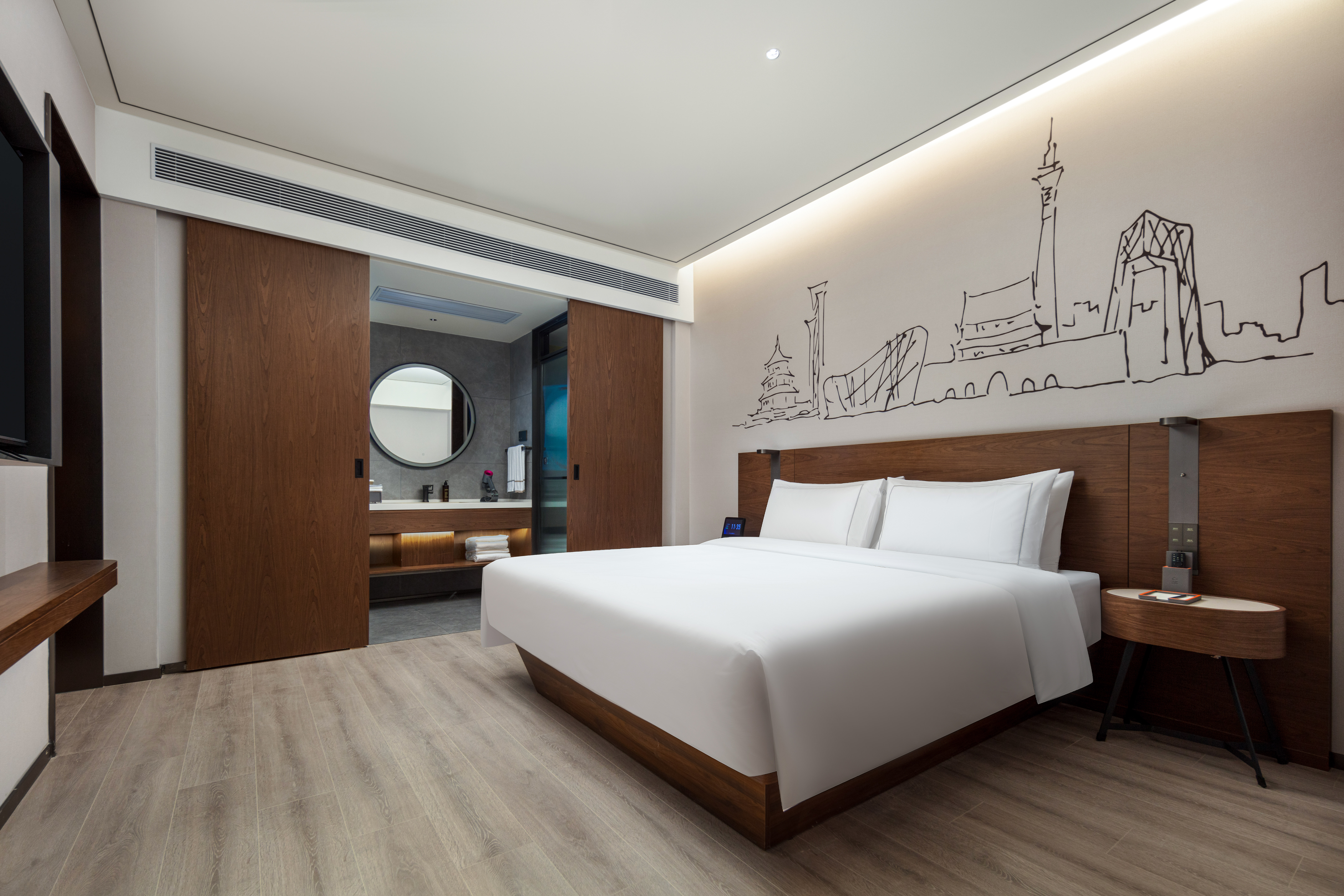 逸扉行政套房 （皮爷胶囊Coffee机+智能客控+丝涟床垫）