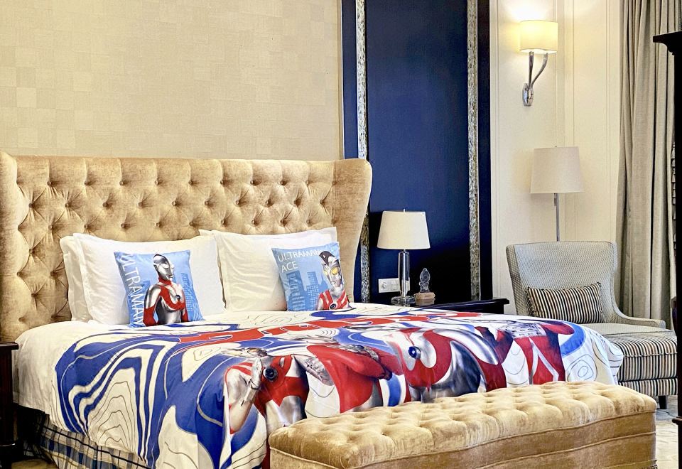 奥特曼主题亲子家庭套房（大客厅，奥特曼玩偶，浴缸）