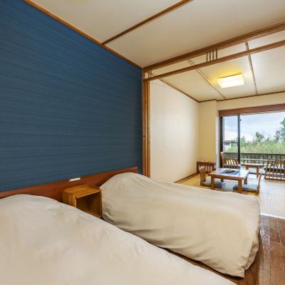 【波の抄1～2階/和洋室41㎡（眺望：庭）】露天風呂付（4名定員） 浜千鳥の湯 海舟 クーポン