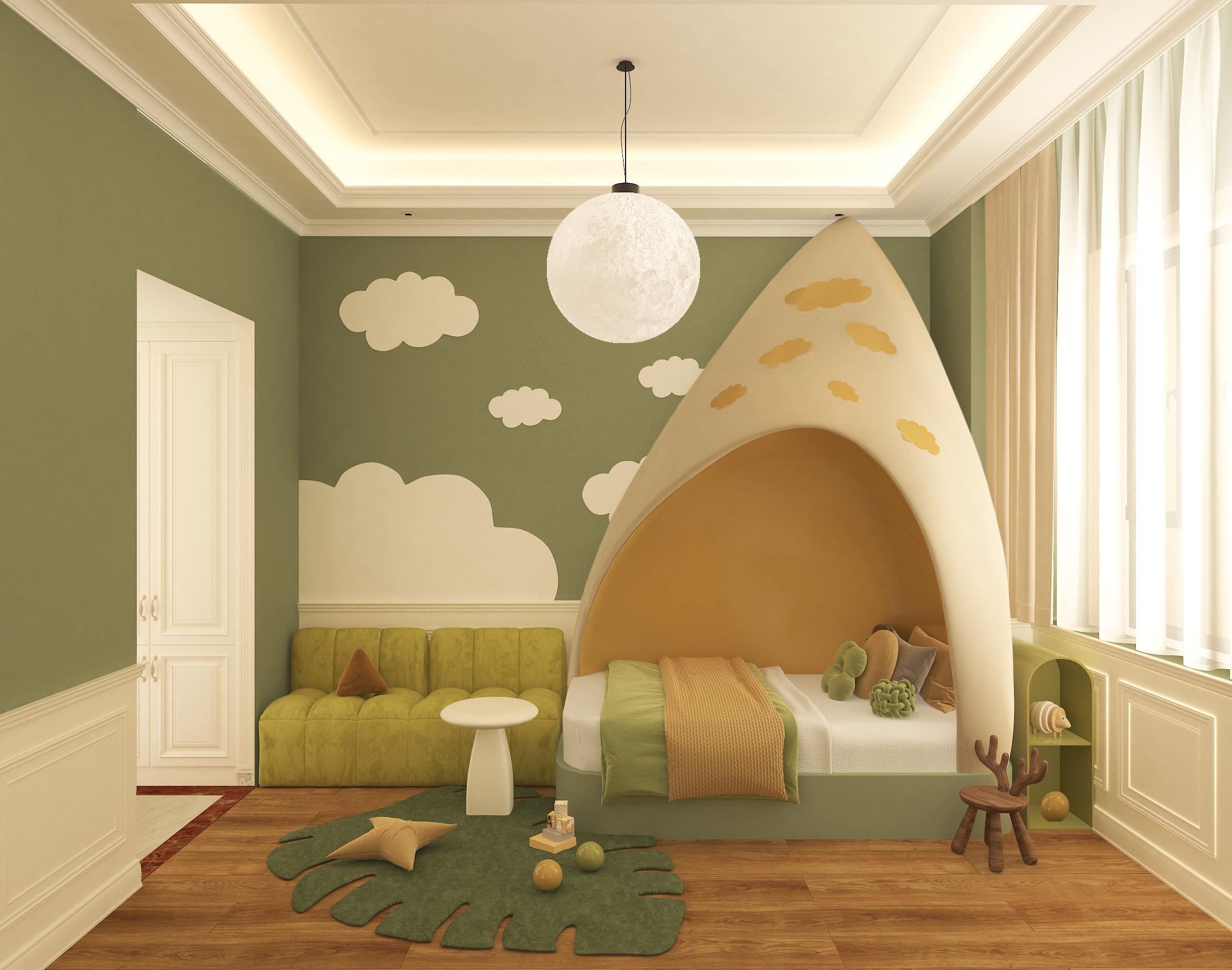 森林梦境主题家庭套房