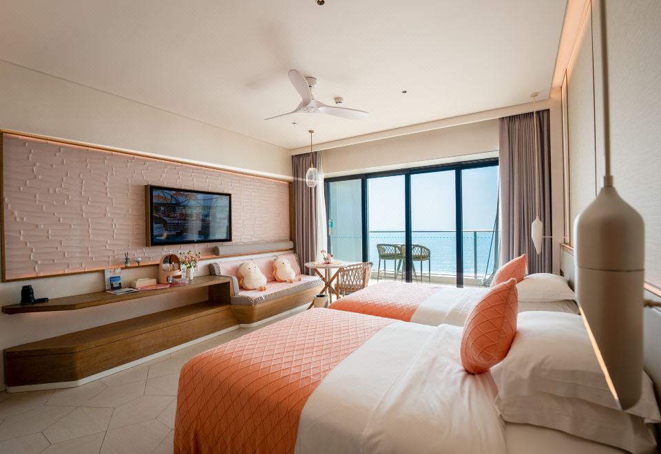 日出海景閨蜜雙床房