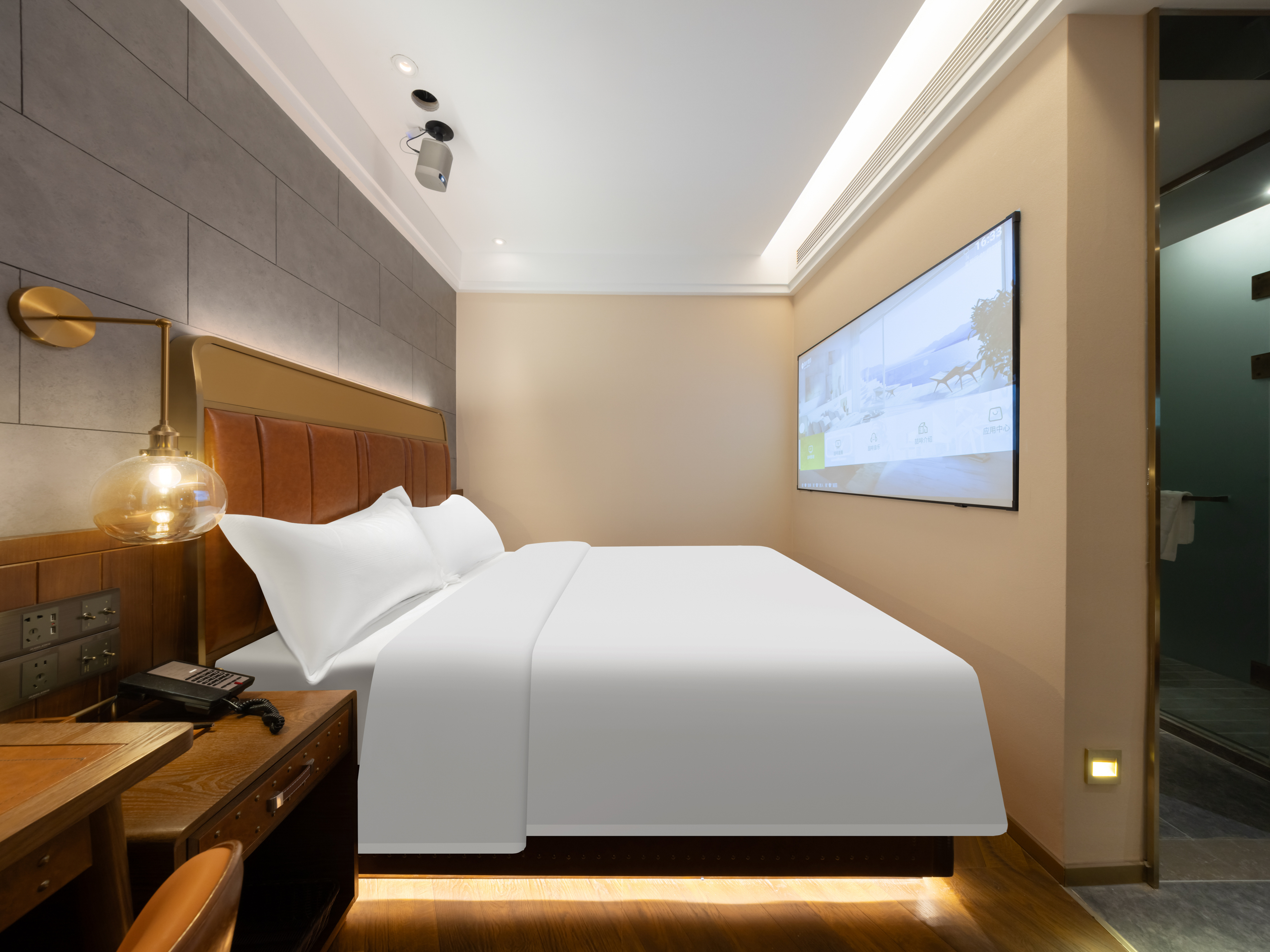 浪漫星空影视大床房