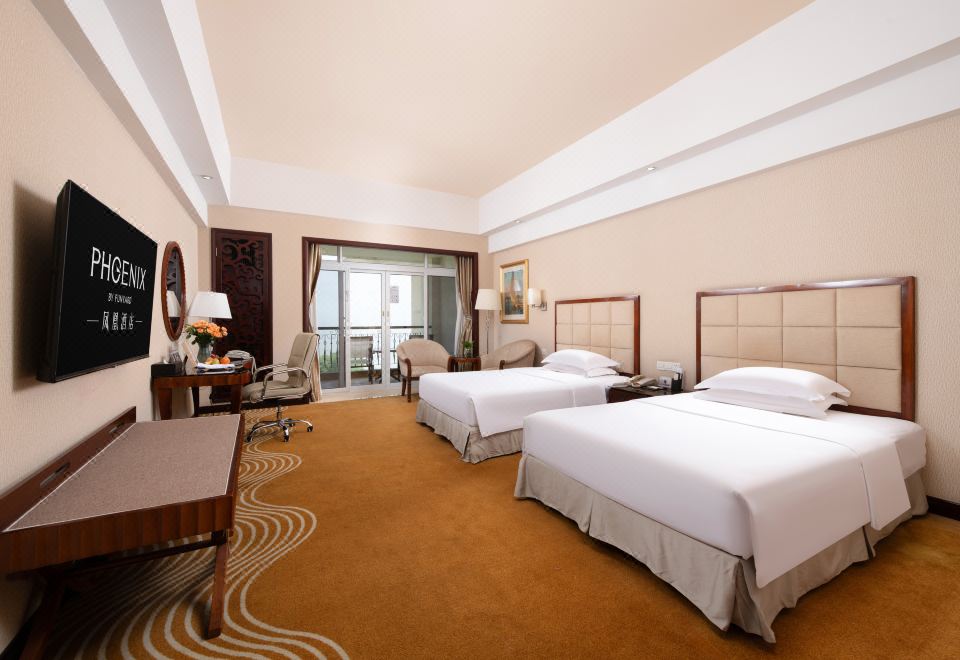 行政湖景雙床房