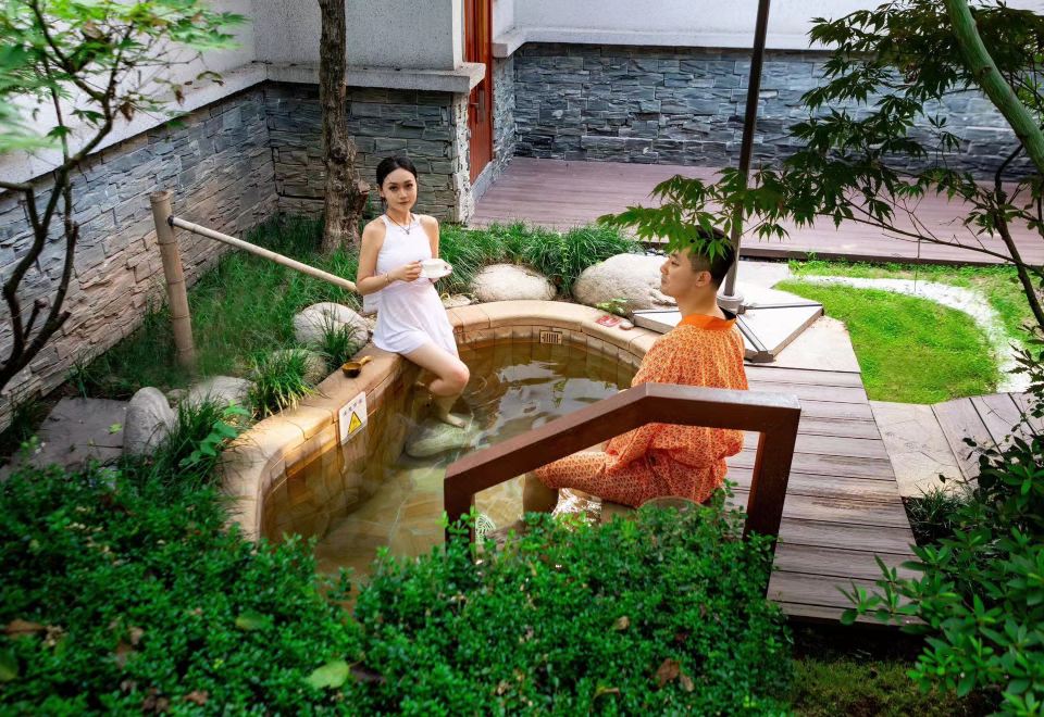 私人湯屋大床房（獨享庭院·私湯温泉）