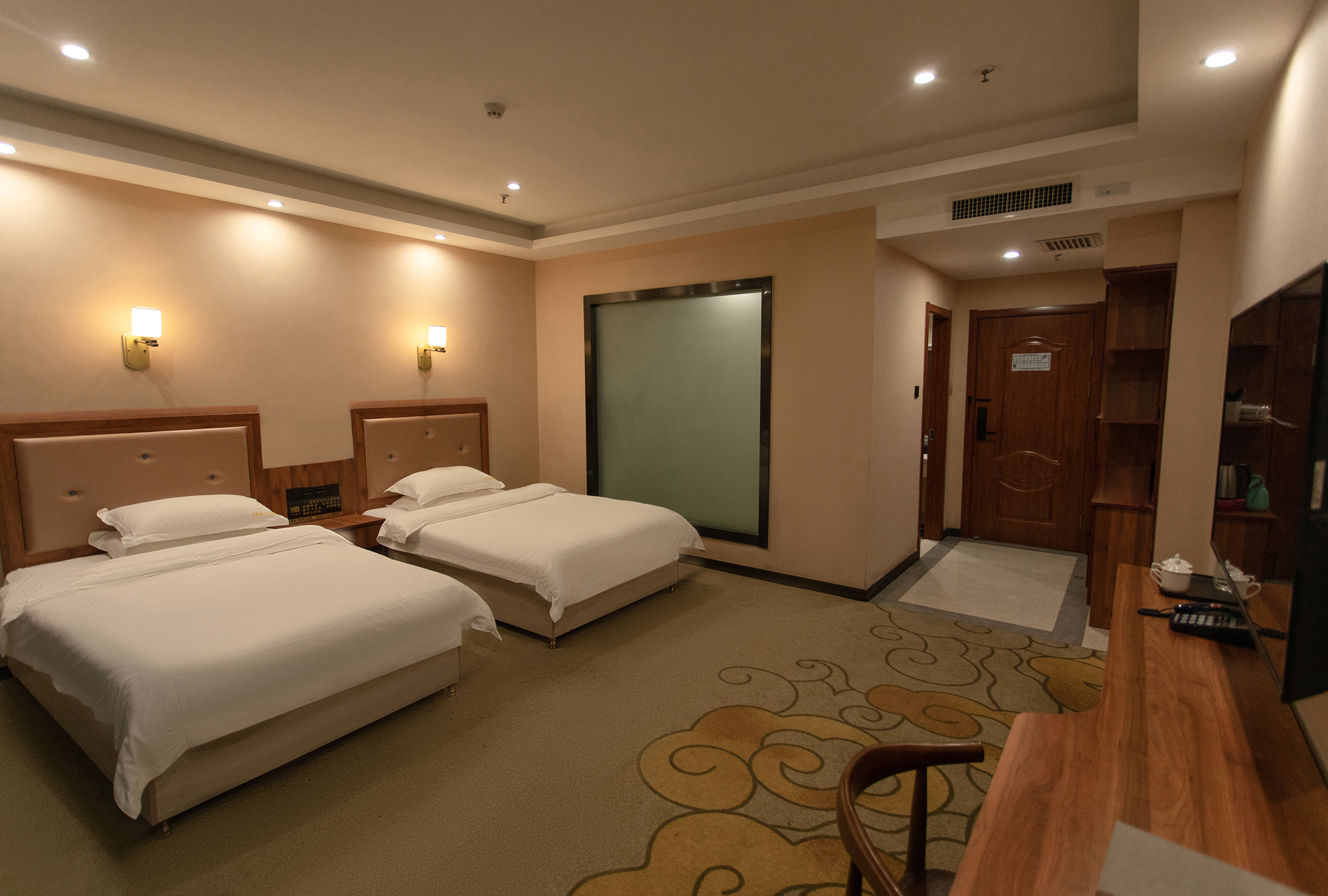 豪华中式双床房（舒适床品+超大空间）